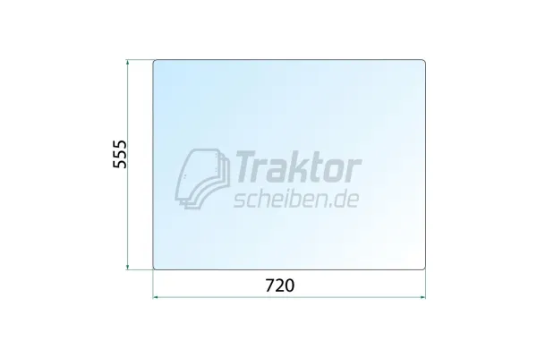 Dachscheibe passend für John Deere 3200 & 3400 Traktor