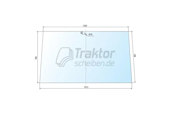 Frontscheibe öffnen für FENDT Traktor Favorit 610, Favorit 611