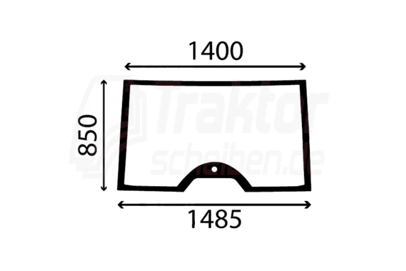 Frontscheibe fest für CLAAS-RENAULT Ares 547 / Arion 630