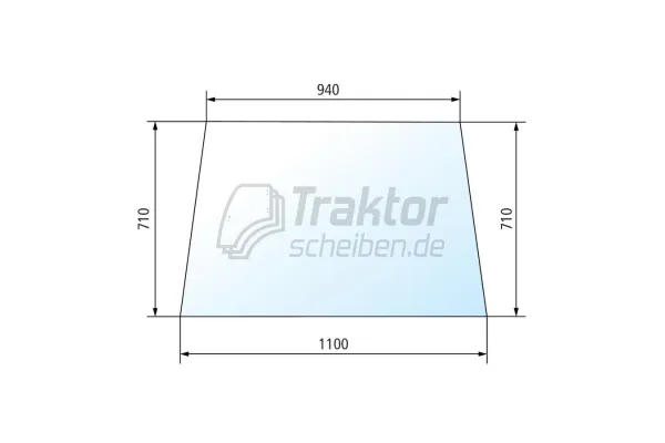 Frontscheibe aufstellbar für SAME Mercury 85 / Trident 130