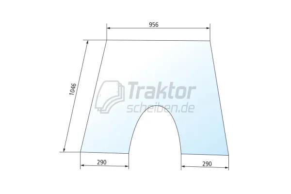 Frontscheibe VALTRA VALMET A 85, A 92