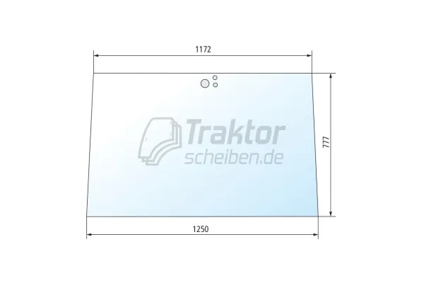 Frontscheibe CLAAS RENAULT 65-12, 85-14