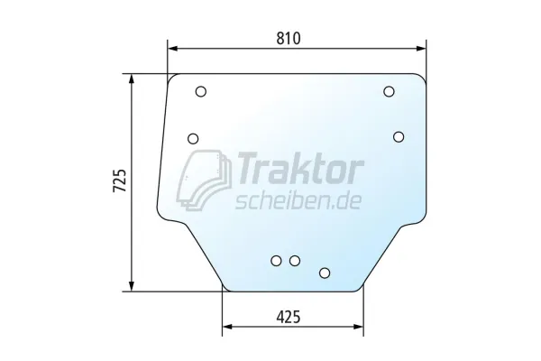 Frontscheibe klar FENDT Farmer 275S