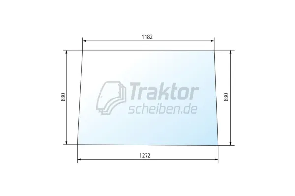 Frontscheibe klar für ZETOR Traktor 5340