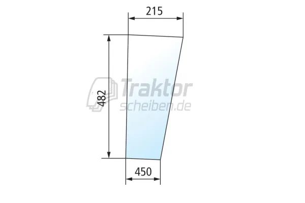 Frontscheibe unten FENDT Farmer 102, 106