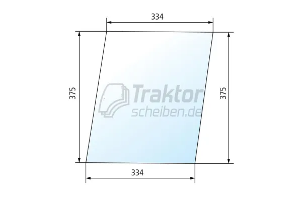 Frontscheibe unten RH/LH ZETOR Traktor 5911