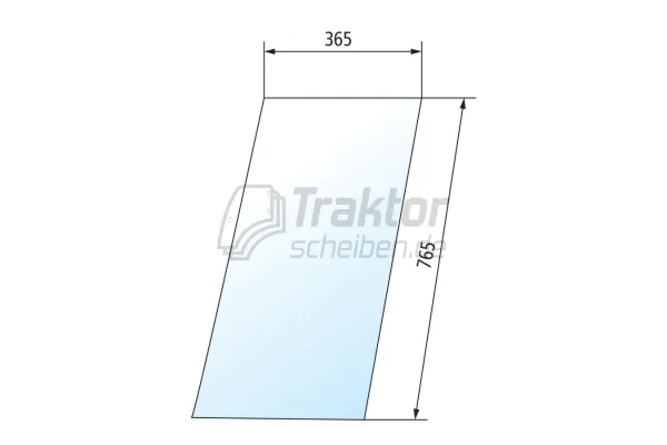 Seitenscheibe flach CLAAS RENAULT 75-14