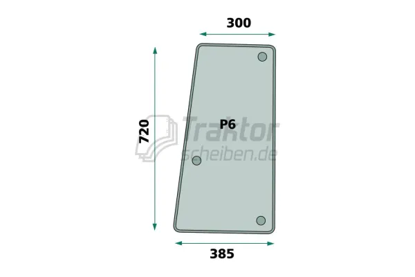 eitenscheibe öffnen hinten rechts für Massey Ferguson 2230 / 2235