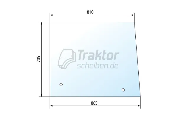 Seitenscheibe ausstellbar rechts/links für FENDT Farmer 105 / 106