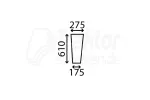 Frontscheibe unten LH RH FORD 6810, 7410