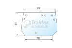 Heckscheibe für FENDT Traktor Fendt 208 S, Fendt 211 P