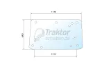 Heckscheibe oben LANDINI Traktor Blizzard 60 - MASSEY 300er LX