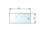 Untere Heckscheibe Steyr 8070 8080 aufstellbar