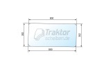 Untere Heckscheibe Claas Renault 1181-4 951