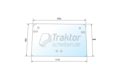 Ausstellbare Frontscheibe ohne Aussparung für STEYR M968