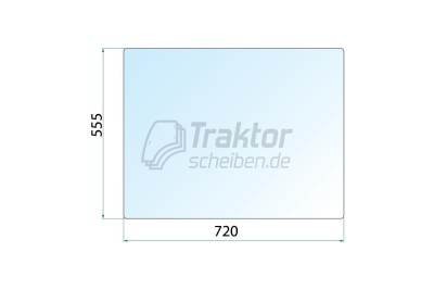 Dachscheibe passend für John Deere 3200 & 3400 Traktor