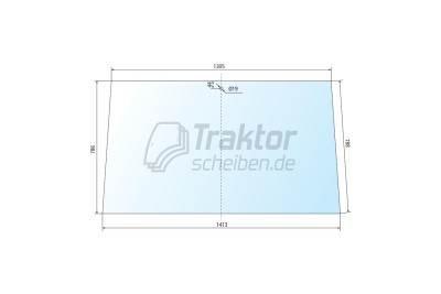 Frontscheibe öffnen für FENDT Traktor Favorit 610, Favorit 611