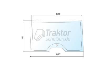 Frontscheibe getönt für Claas Renault Arion 420 / Arion 630