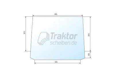 Get&ouml;nte Frontscheibe f&uuml;r FORD Tr...