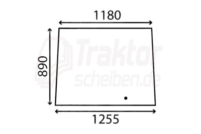 Frontscheibe getönt für FENDT GT 380 / GT 395