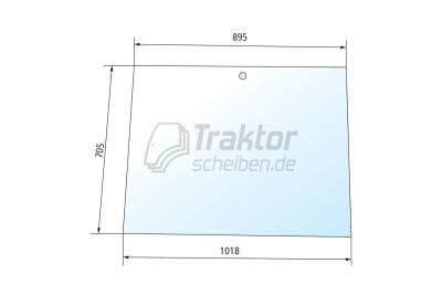 Frontscheibe Fendt Farmer 102–108 klar | Windschutzscheibe Kabine