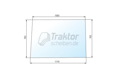 Frontscheibe klar ZETOR Traktor 11211
