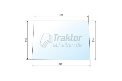 Frontscheibe klar für ZETOR Traktor 5340