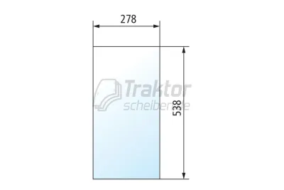 Get&ouml;nte Frontscheibe unten recht...