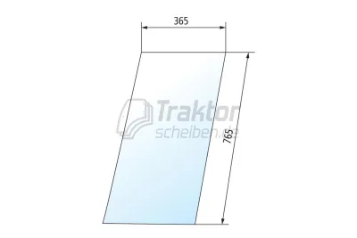 Get&ouml;nte Seitenscheibe rechts/lin...