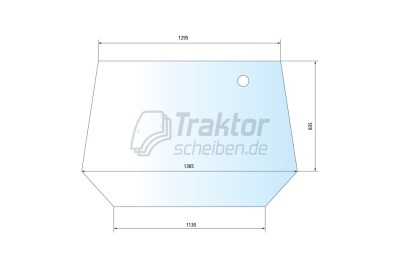 Heckscheibe passend für FENDT GT 380 / GT 390