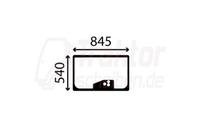 John Deere Heckscheibe getönt 3400 3420 3er Serie Kabine