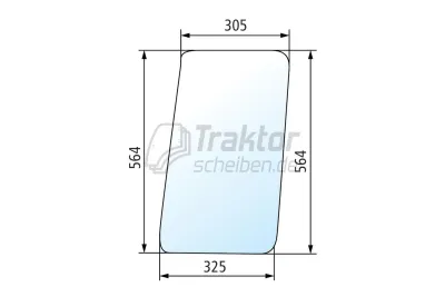 Klare Frontscheibe unten f&uuml;r CLA...
