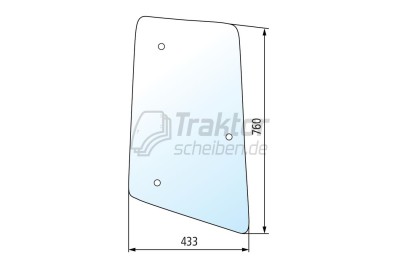 John Deere Seitenscheibe links getönt 6310 6410 6er Serie