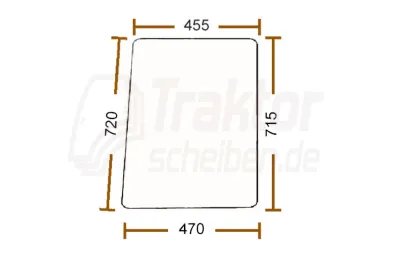 Seitenscheibe rechts/links f&uuml;r V...