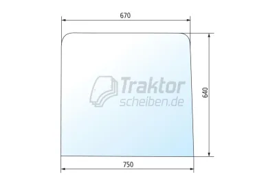 Get&ouml;nte Seitenscheibe rechts/lin...