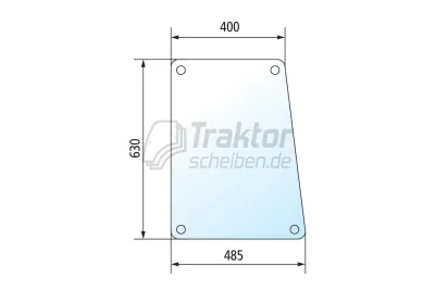 Seitenscheibe rechts/links f&uuml;r F...