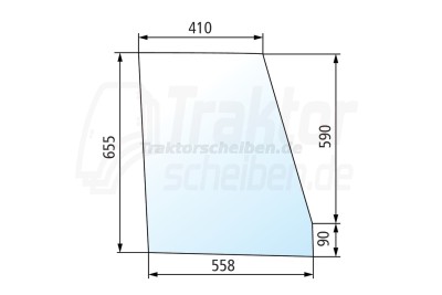 Türscheibe kaufen oben links Steyr 8070 8080