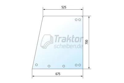 T&uuml;rscheibe oben rechts/links f&uuml;r...