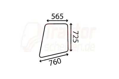 T&uuml;rscheibe oben rechts/links f&uuml;r...