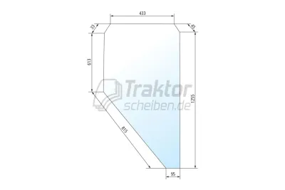 Get&ouml;nte T&uuml;rscheibe rechts/links ...