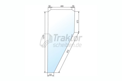 Türscheibe rechts & links für CLAAS-RENAULT 751